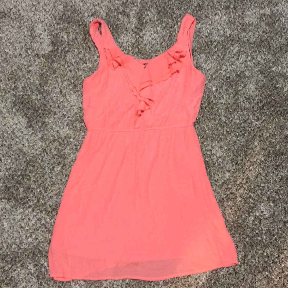 Peach tank casual dress